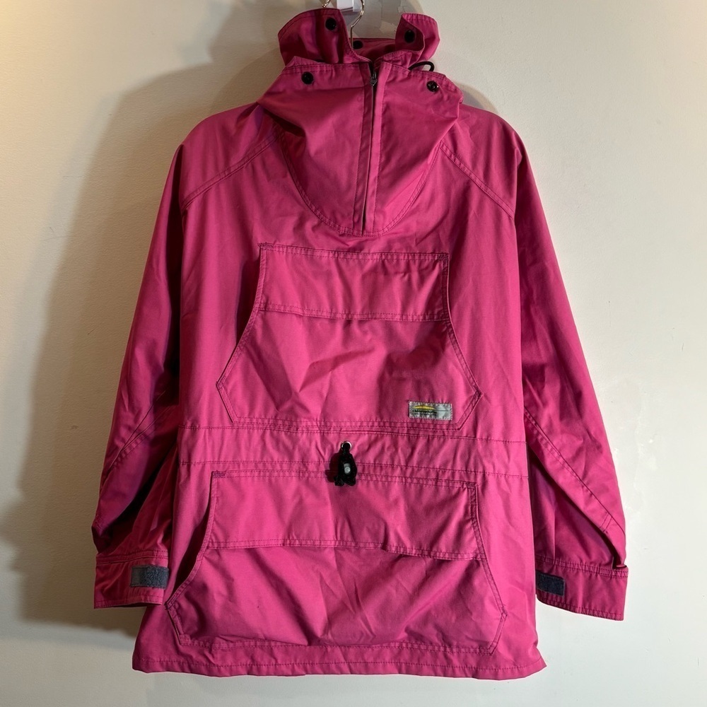 CHLOROPHYLLE Sz XL (estimated ) High Neck Hooded Zipper Vented Canvass Jacket